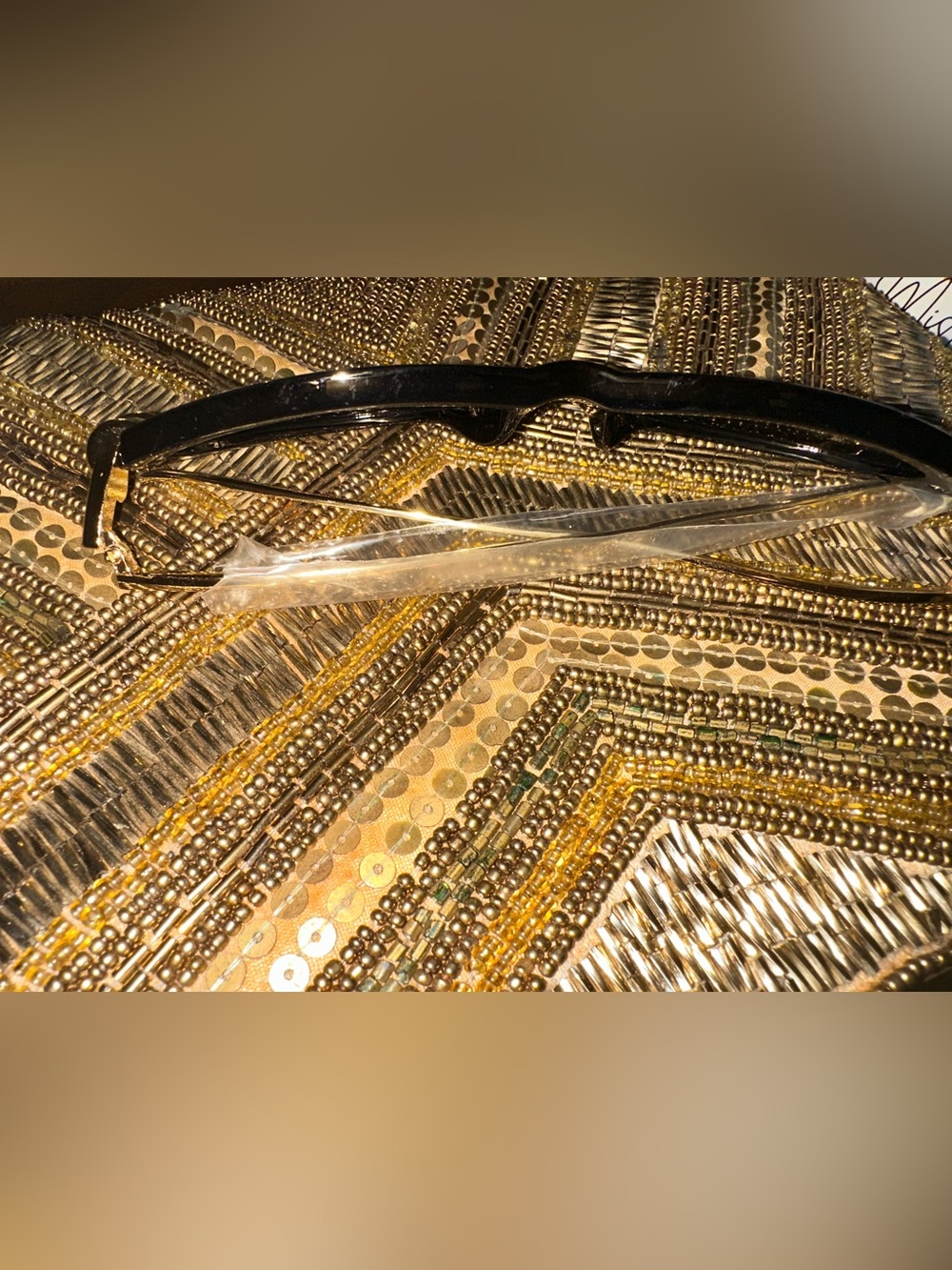 Cat-Eye Sunglasses with Gold Accent - Picture 6 of 7